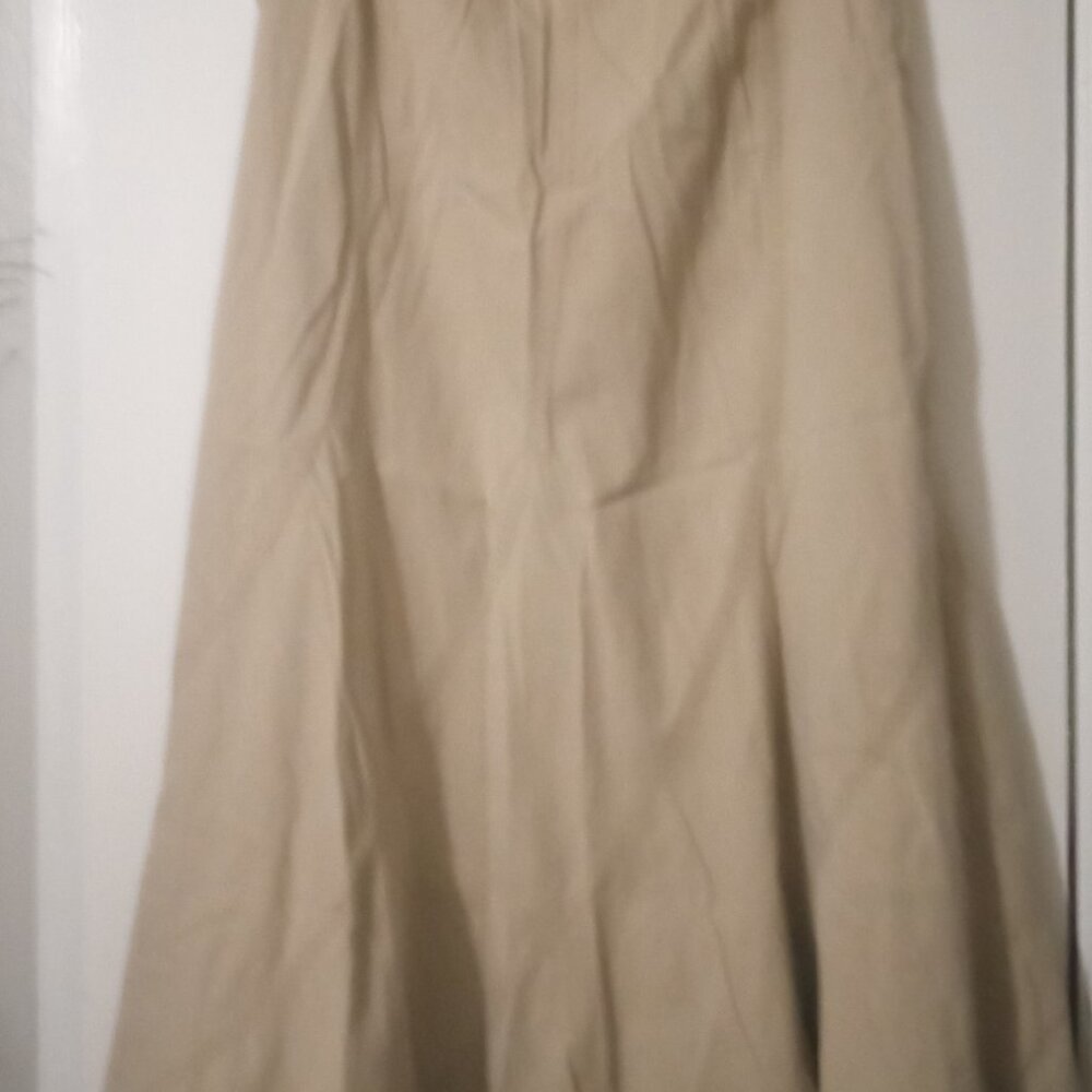 Ideology women's maxi shirt khaki size14 flared streetwear grunge boho - Picture 2 of 9